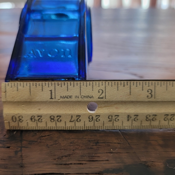 Avon Blue and Silver Glass Art Whistle - Picture 8 of 9